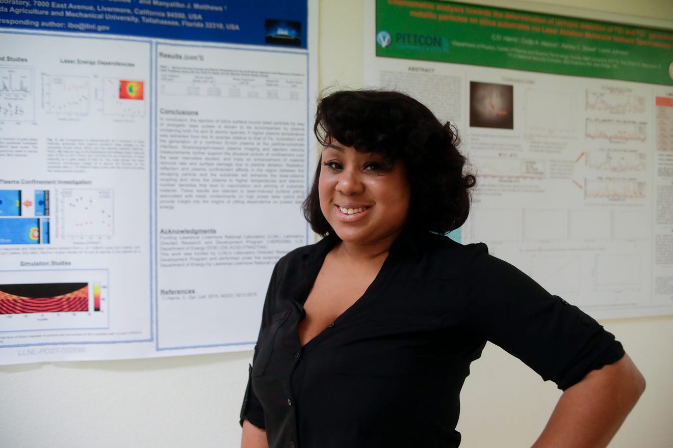 Candace Harris is fifth woman to earn Ph.D. from FAMU